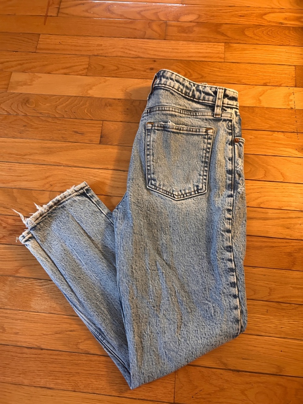 Abercrombie & Fitch The Skinny High Rise Jeans - Medium Blue